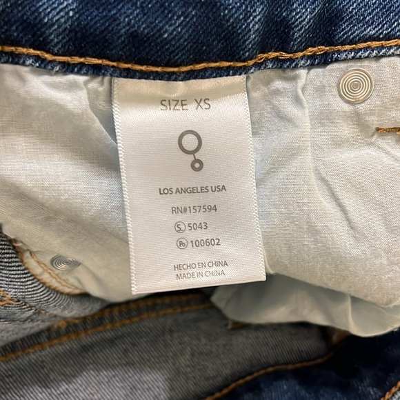 NEW Insane Gene High Rise Midi Shorts Denim Size XS - Picture 9 of 10